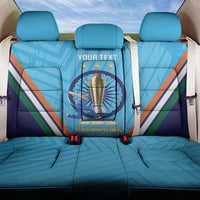 Personalised India Cricket Back Car Seat Cover 2025 Men In Blue 3rd Champions Proud