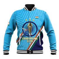 Personalised India Cricket Baseball Jacket 2025 Men In Blue 3rd Champions Proud