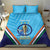 Personalised India Cricket Bedding Set 2025 Men In Blue 3rd Champions Proud