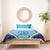 Personalised India Cricket Bedding Set 2025 Men In Blue 3rd Champions Proud