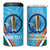 Personalised India Cricket 4 in 1 Can Cooler Tumbler 2025 Men In Blue 3rd Champions Proud
