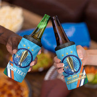 Personalised India Cricket 4 in 1 Can Cooler Tumbler 2025 Men In Blue 3rd Champions Proud