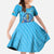 Personalised India Cricket Family Matching Mermaid Dress and Hawaiian Shirt 2025 Men In Blue 3rd Champions Proud