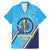 Personalised India Cricket Family Matching Mermaid Dress and Hawaiian Shirt 2025 Men In Blue 3rd Champions Proud