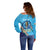 Personalised India Cricket Off Shoulder Sweater 2025 Men In Blue 3rd Champions Proud