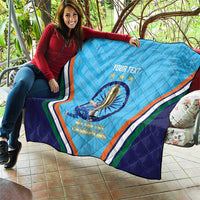Personalised India Cricket Quilt 2025 Men In Blue 3rd Champions Proud