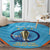 Personalised India Cricket Round Carpet 2025 Men In Blue 3rd Champions Proud