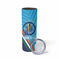 Personalised India Cricket Skinny Tumbler 2025 Men In Blue 3rd Champions Proud