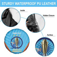 Personalised India Cricket Spare Tire Cover 2025 Men In Blue 3rd Champions Proud