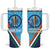 Personalised India Cricket Tumbler With Handle 2025 Men In Blue 3rd Champions Proud