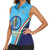Personalised India Cricket Women Sleeveless Polo Shirt 2025 Men In Blue 3rd Champions Proud