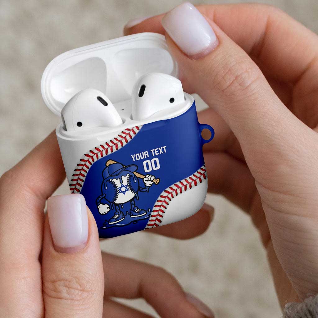Israel 2026 Baseball Custom AirPods Case Go Champions Drip Style