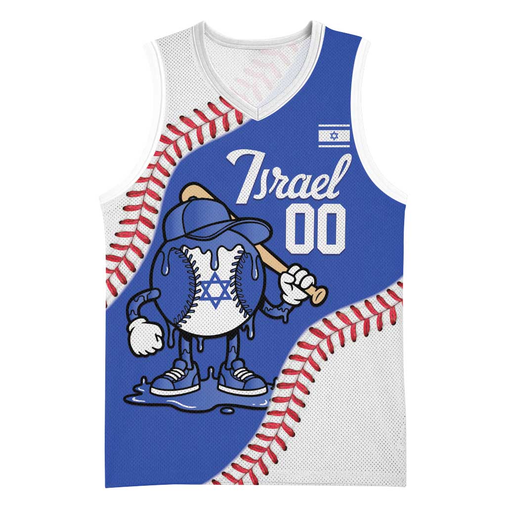 Israel 2026 Baseball Custom Basketball Jersey Go Champions Drip Style