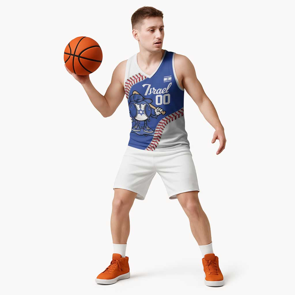 Israel 2026 Baseball Custom Basketball Jersey Go Champions Drip Style