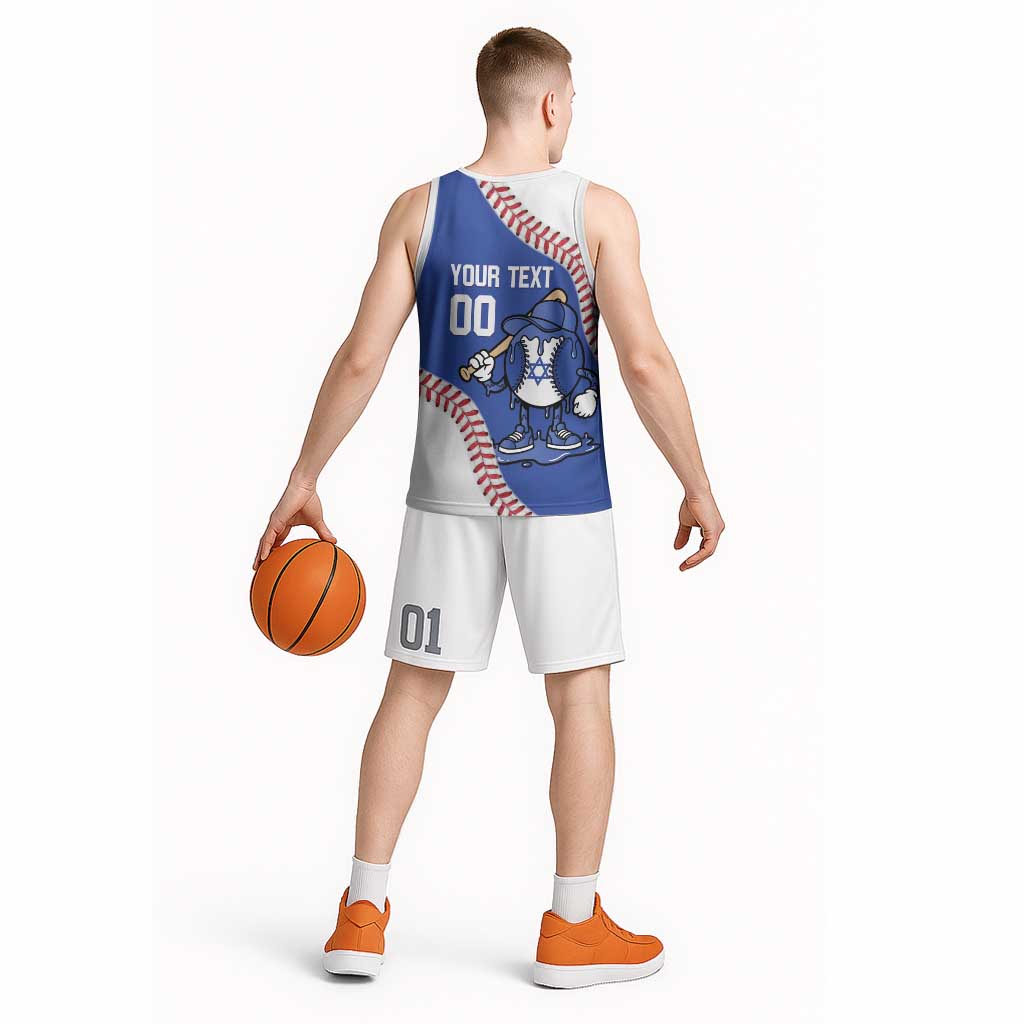 Israel 2026 Baseball Custom Basketball Jersey Go Champions Drip Style