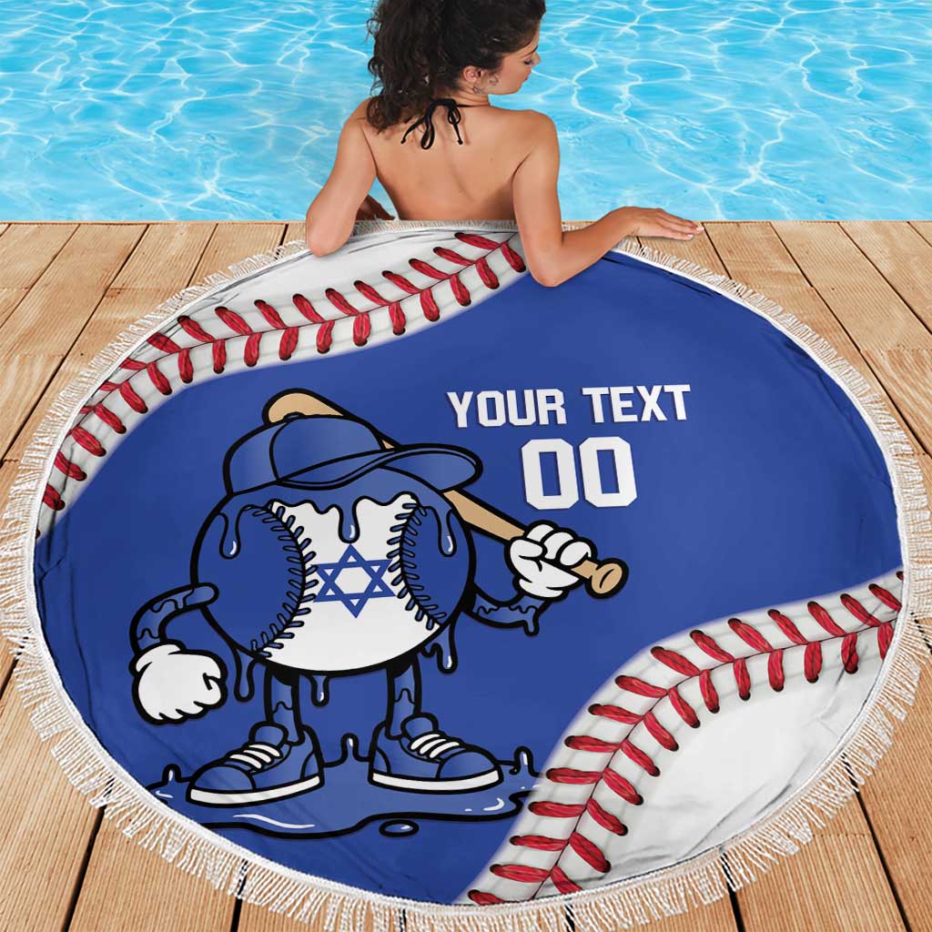 Israel 2026 Baseball Custom Beach Blanket Go Champions Drip Style