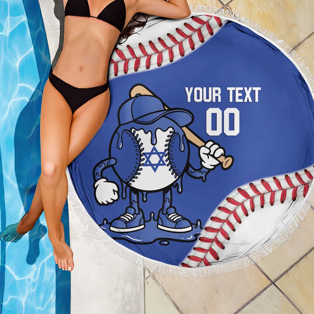 Israel 2026 Baseball Custom Beach Blanket Go Champions Drip Style