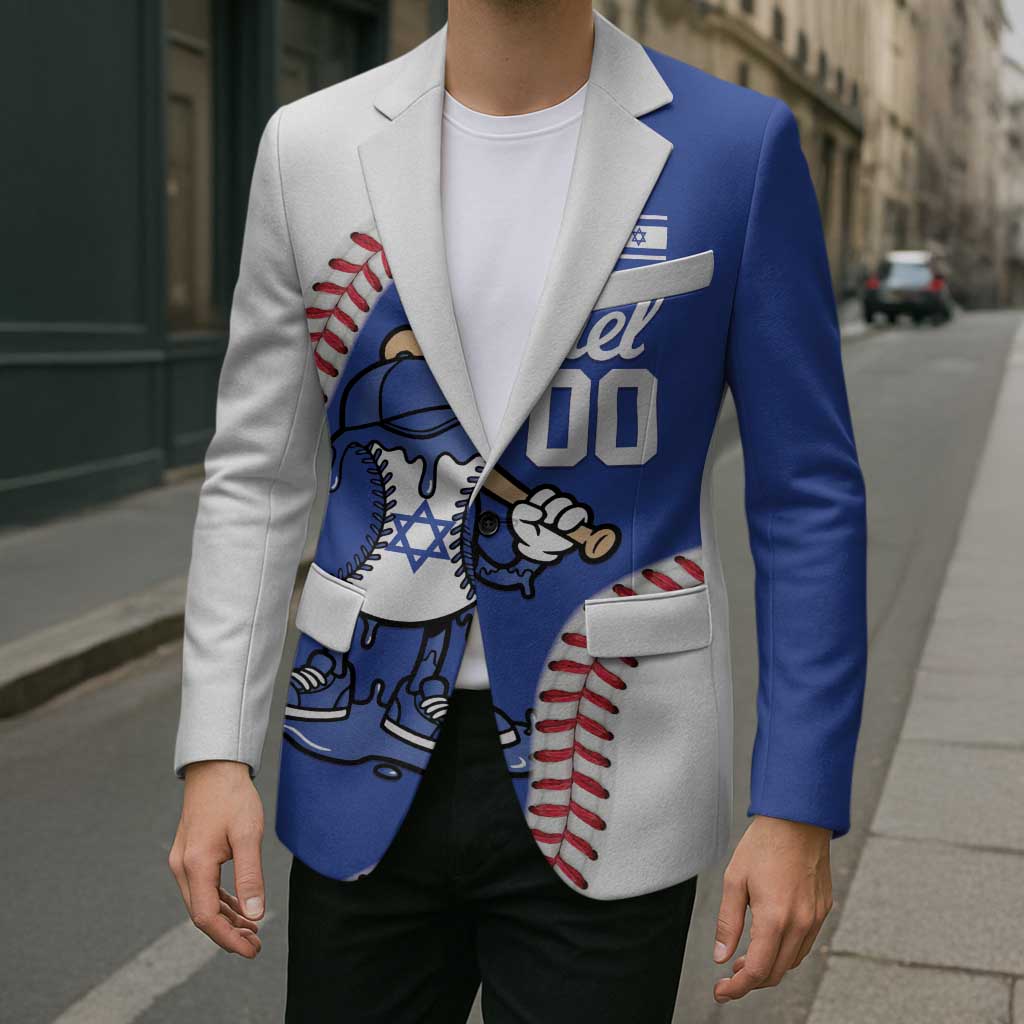 Israel 2026 Baseball Custom Blazer Go Champions Drip Style