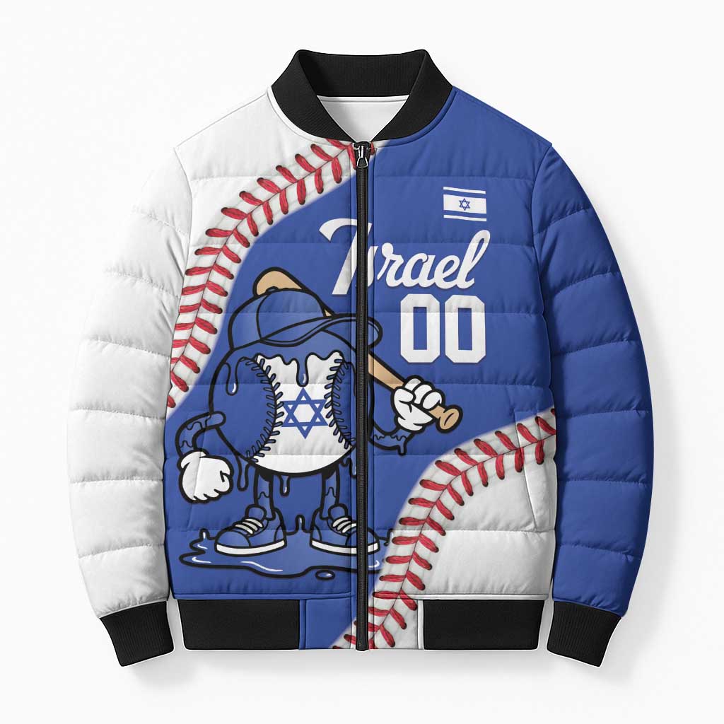 Israel 2026 Baseball Custom Bomber Puffer Jacket Go Champions Drip Style