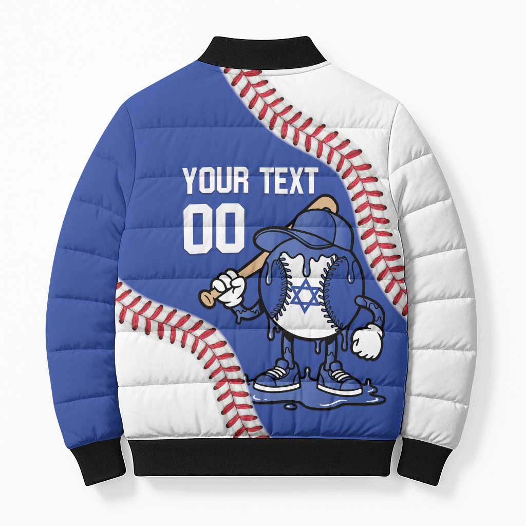 Israel 2026 Baseball Custom Bomber Puffer Jacket Go Champions Drip Style