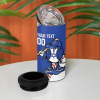 Israel 2026 Baseball Custom 4 in 1 Can Cooler Tumbler Go Champions Drip Style