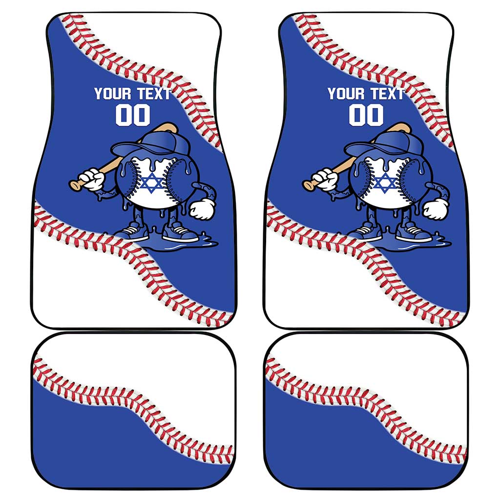 Israel 2026 Baseball Custom Car Mats Go Champions Drip Style