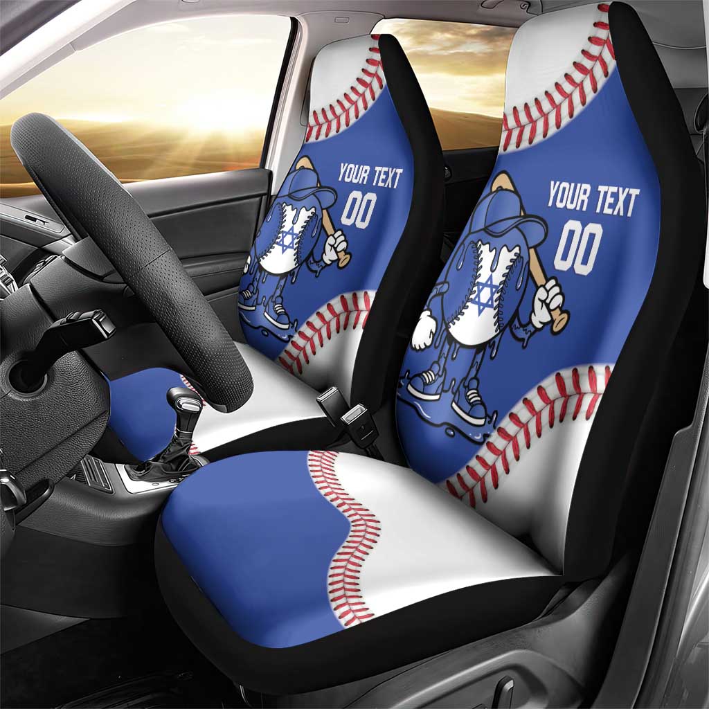 Israel 2026 Baseball Custom Car Seat Cover Go Champions Drip Style