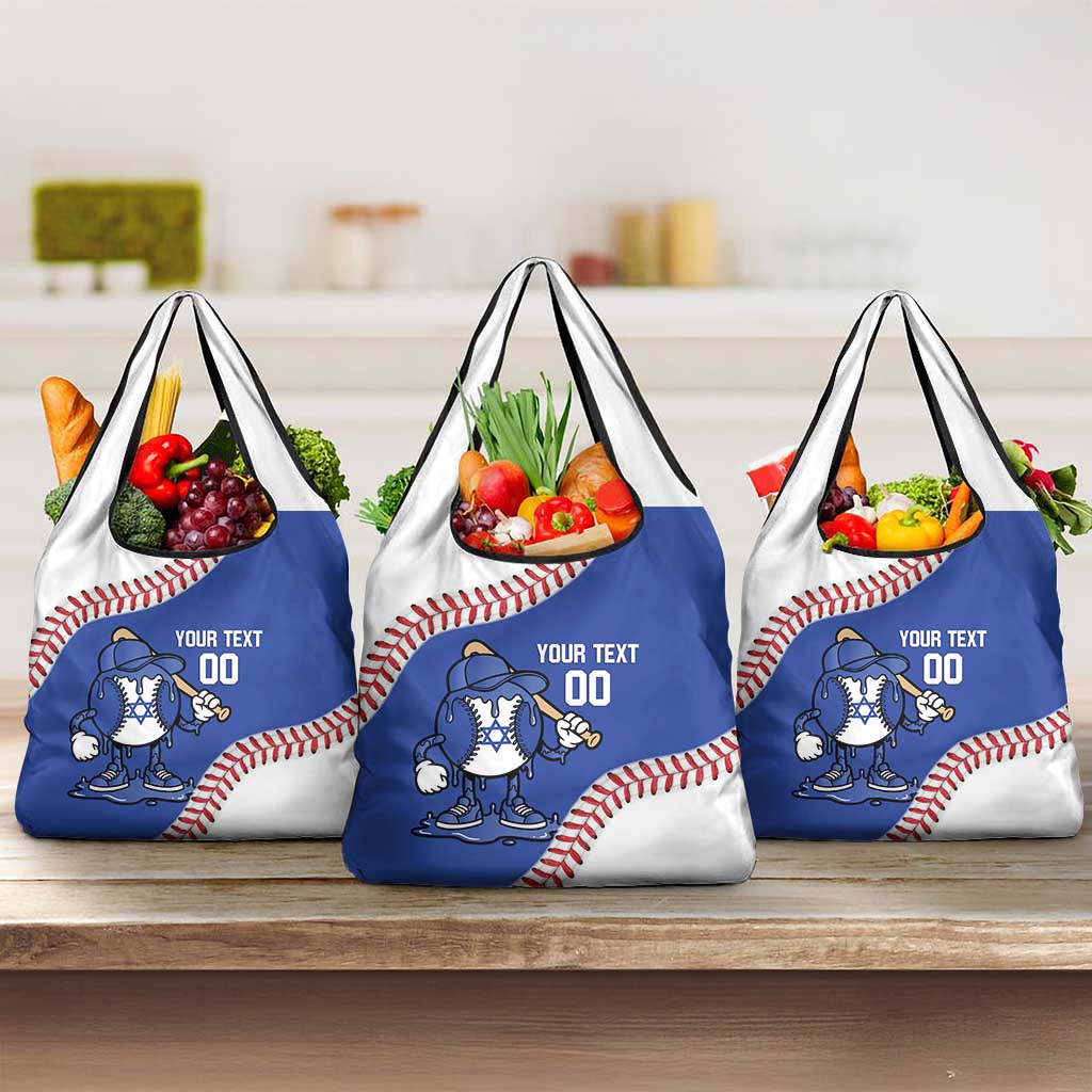 Israel 2026 Baseball Custom Grocery Bag Go Champions Drip Style