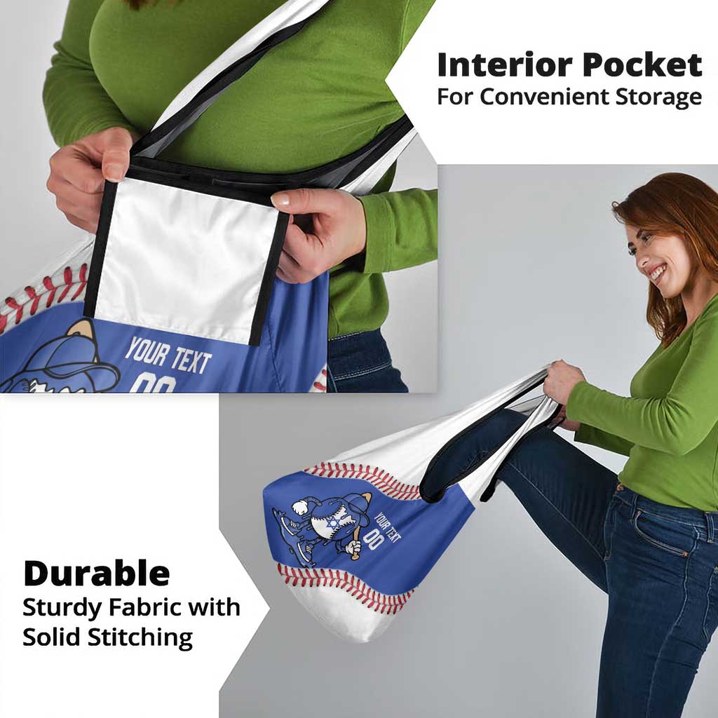 Israel 2026 Baseball Custom Grocery Bag Go Champions Drip Style