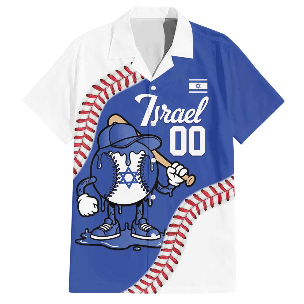 Israel 2026 Baseball Custom Hawaiian Shirt Go Champions Drip Style