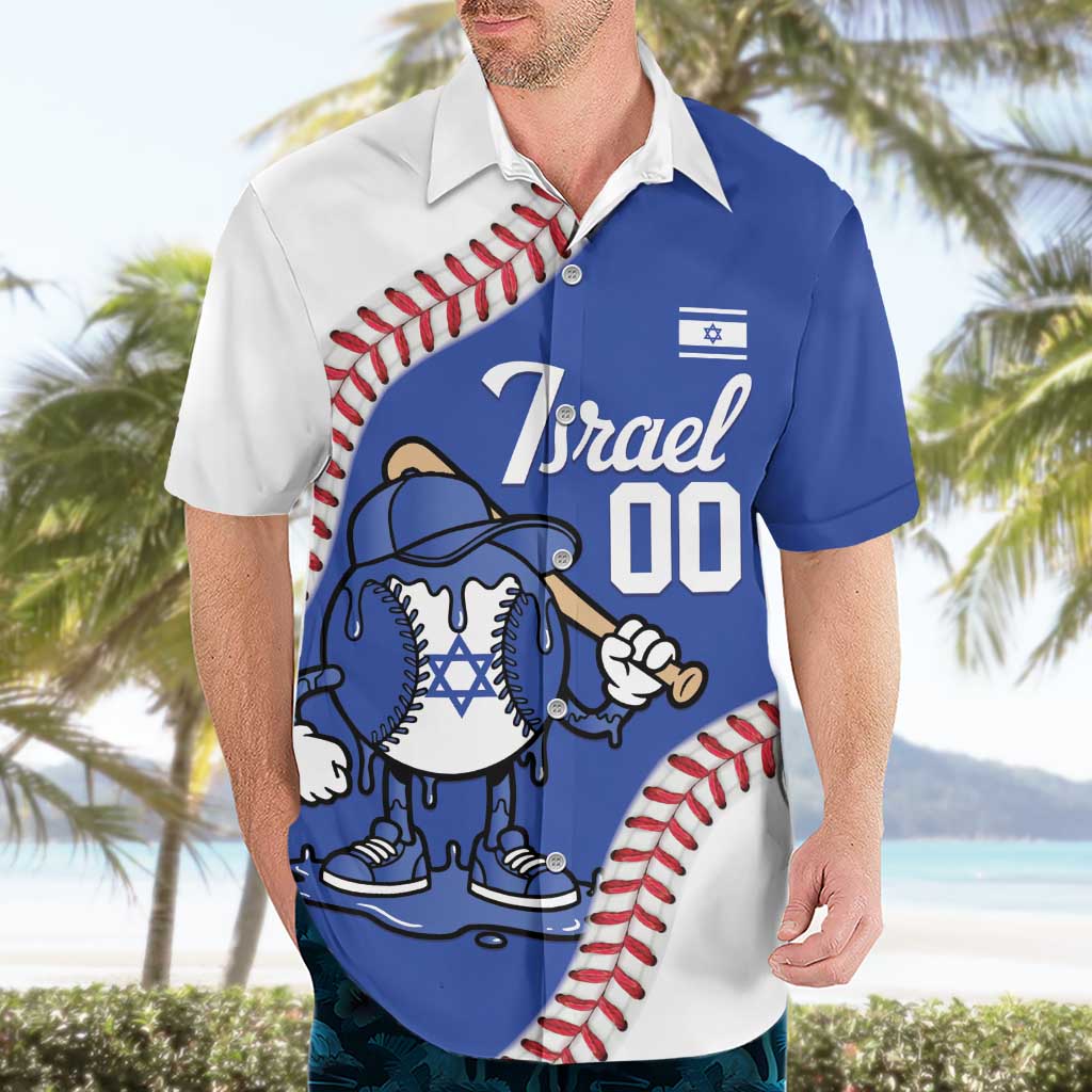 Israel 2026 Baseball Custom Hawaiian Shirt Go Champions Drip Style