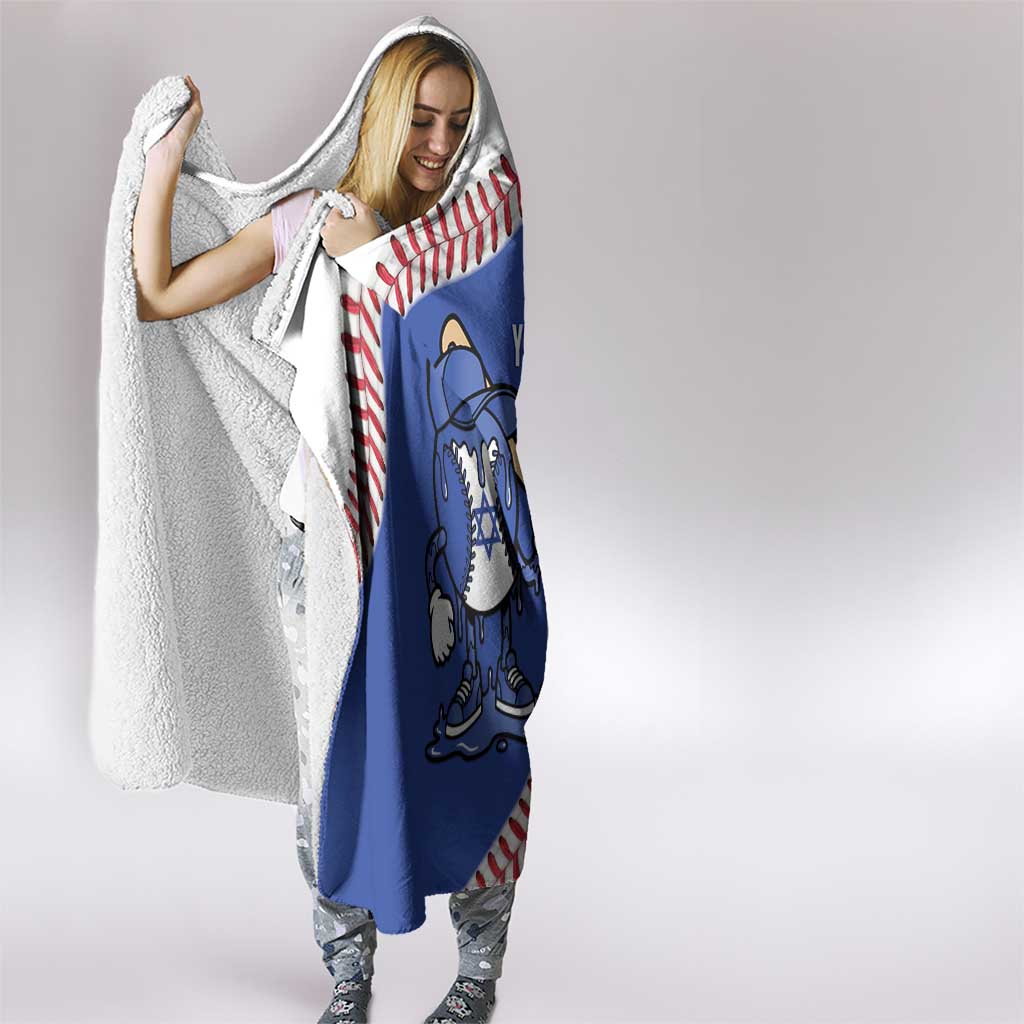 Israel 2026 Baseball Custom Hooded Blanket Go Champions Drip Style