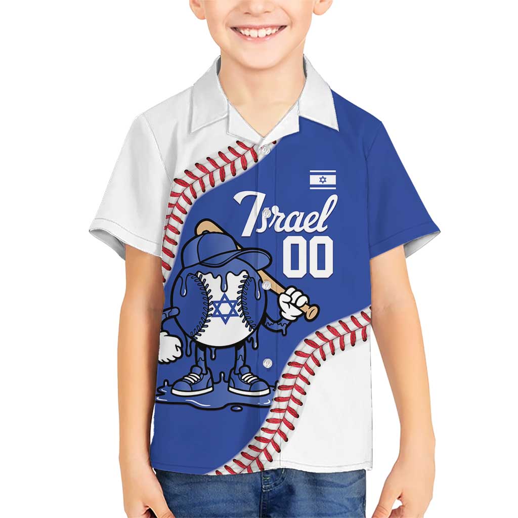 Israel 2026 Baseball Custom Kid Hawaiian Shirt Go Champions Drip Style
