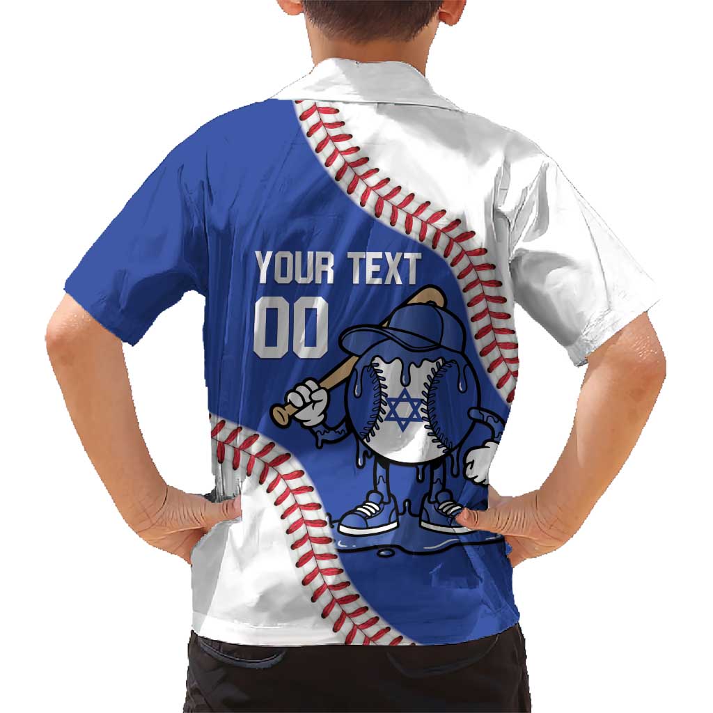 Israel 2026 Baseball Custom Kid Hawaiian Shirt Go Champions Drip Style