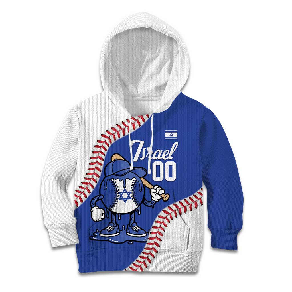 Israel 2026 Baseball Custom Kid Hoodie Go Champions Drip Style