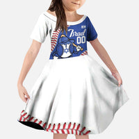 Israel 2026 Baseball Custom Kid Short Sleeve Dress Go Champions Drip Style