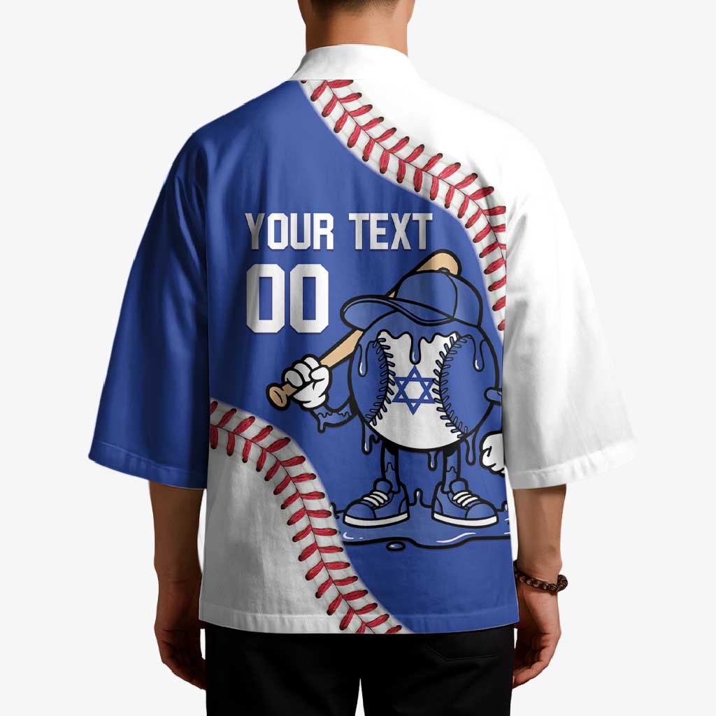 Israel 2026 Baseball Custom Kimono Go Champions Drip Style