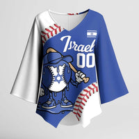 Israel 2026 Baseball Custom Kimono Sleeve Blouse Go Champions Drip Style