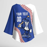 Israel 2026 Baseball Custom Kimono Sleeve Blouse Go Champions Drip Style