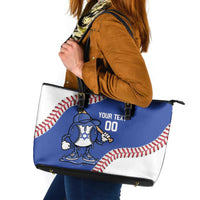 Israel 2026 Baseball Custom Leather Tote Bag Go Champions Drip Style