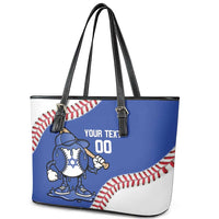 Israel 2026 Baseball Custom Leather Tote Bag Go Champions Drip Style