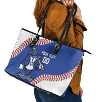 Israel 2026 Baseball Custom Leather Tote Bag Go Champions Drip Style