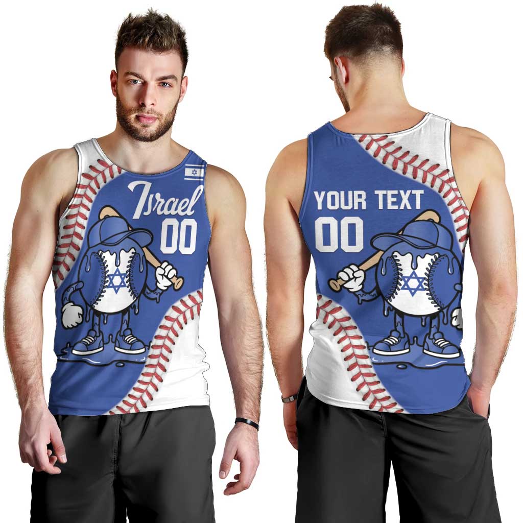 Israel 2026 Baseball Custom Men Tank Top Go Champions Drip Style