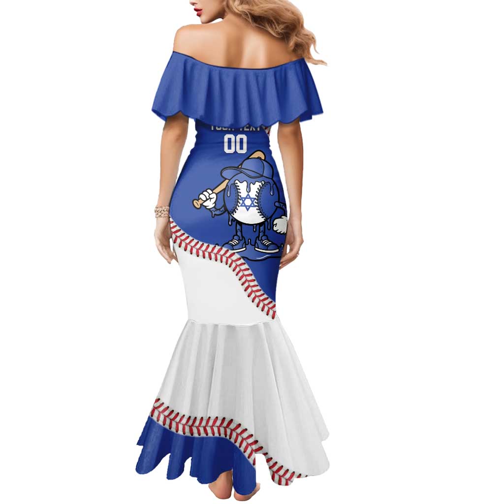 Israel 2026 Baseball Custom Mermaid Dress Go Champions Drip Style