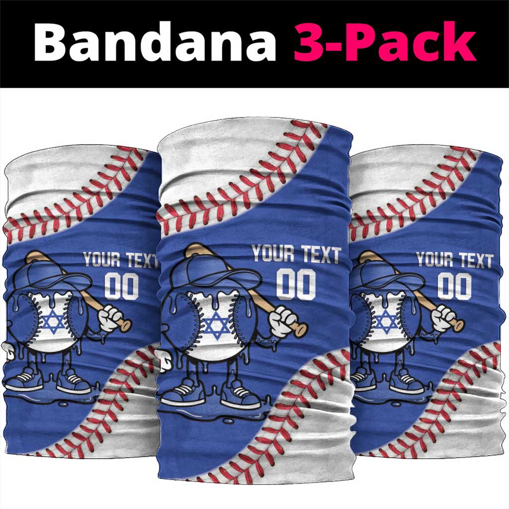 Israel 2026 Baseball Custom Neck Gaiter Go Champions Drip Style
