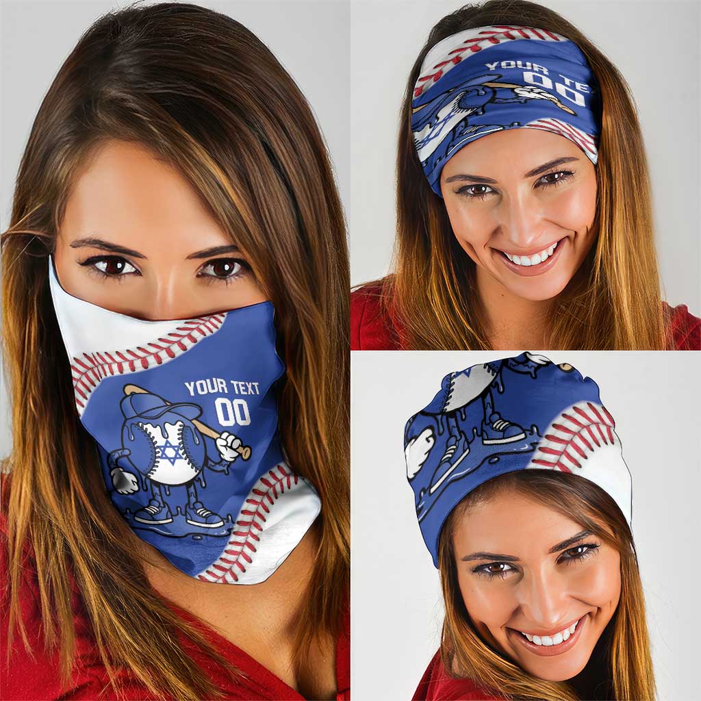 Israel 2026 Baseball Custom Neck Gaiter Go Champions Drip Style
