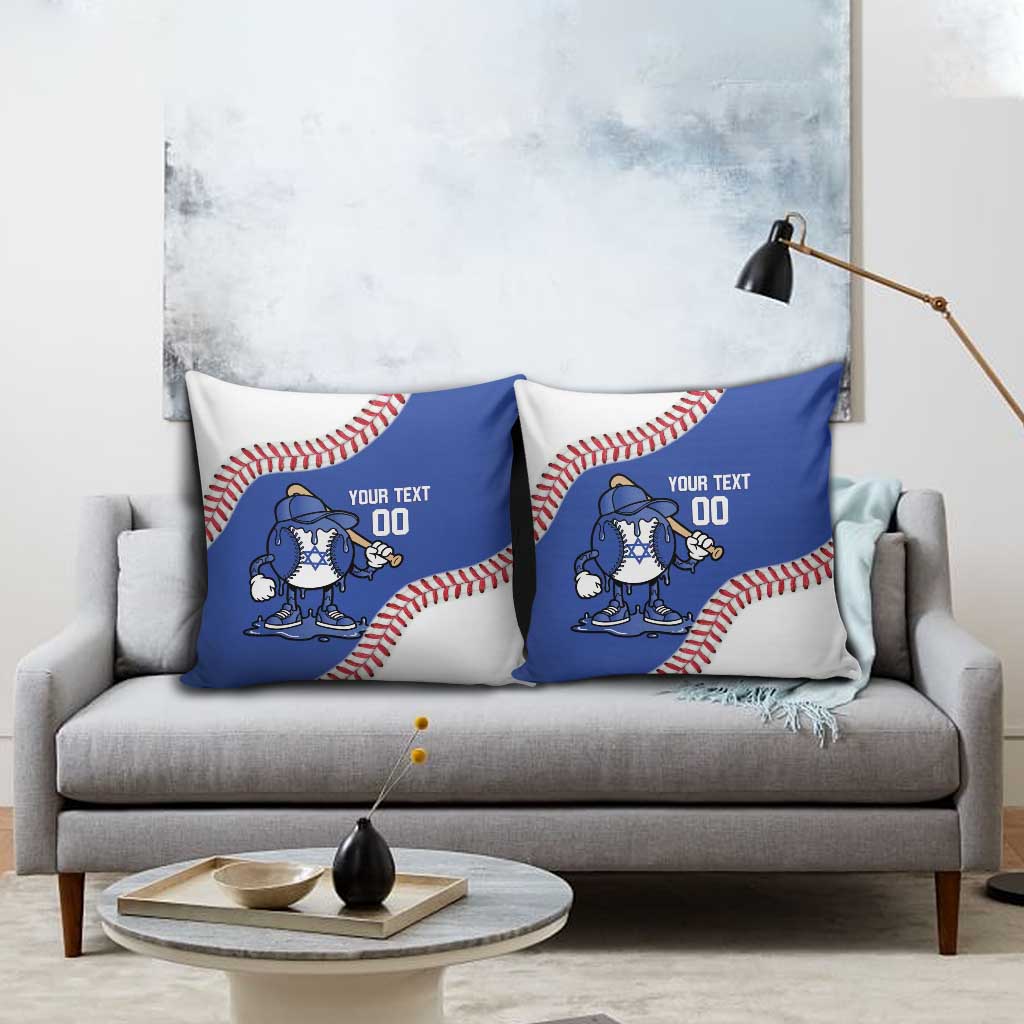 Israel 2026 Baseball Custom Pillow Cover Go Champions Drip Style