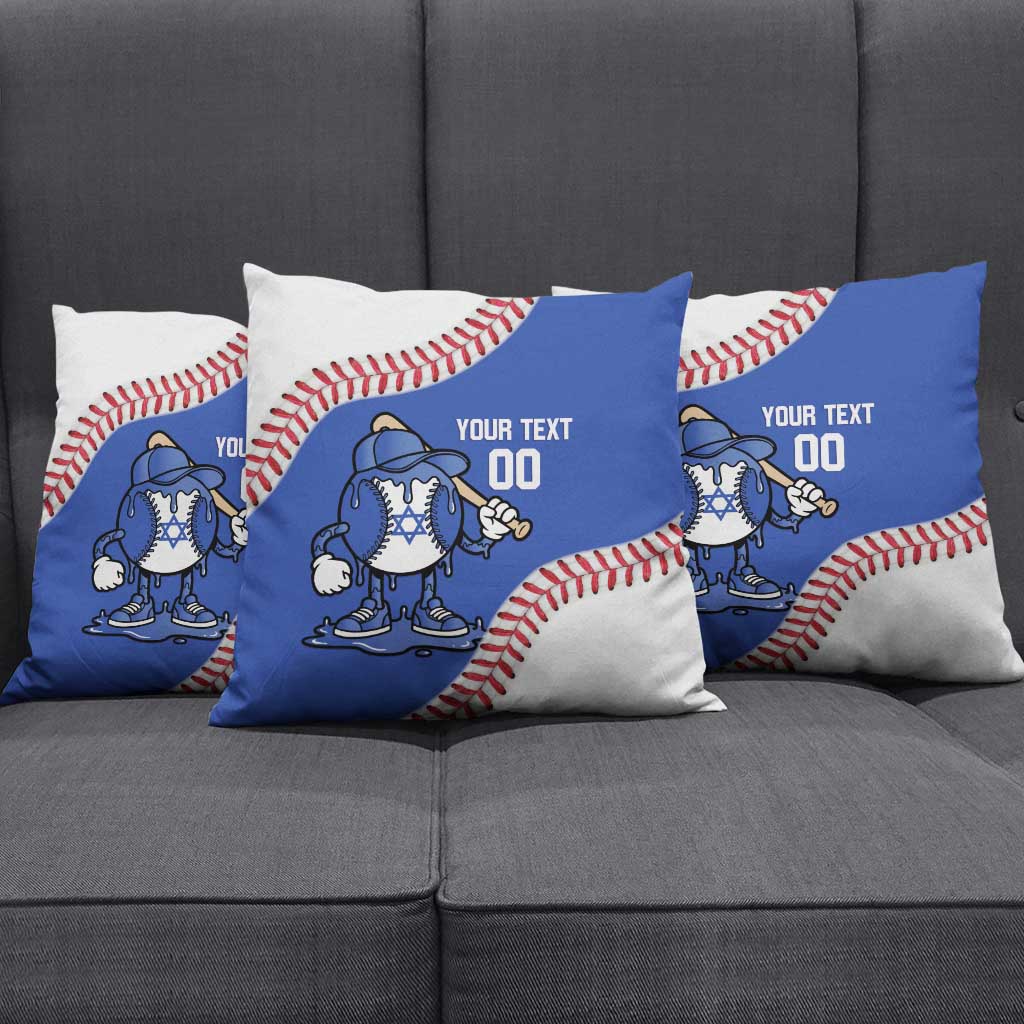 Israel 2026 Baseball Custom Pillow Cover Go Champions Drip Style