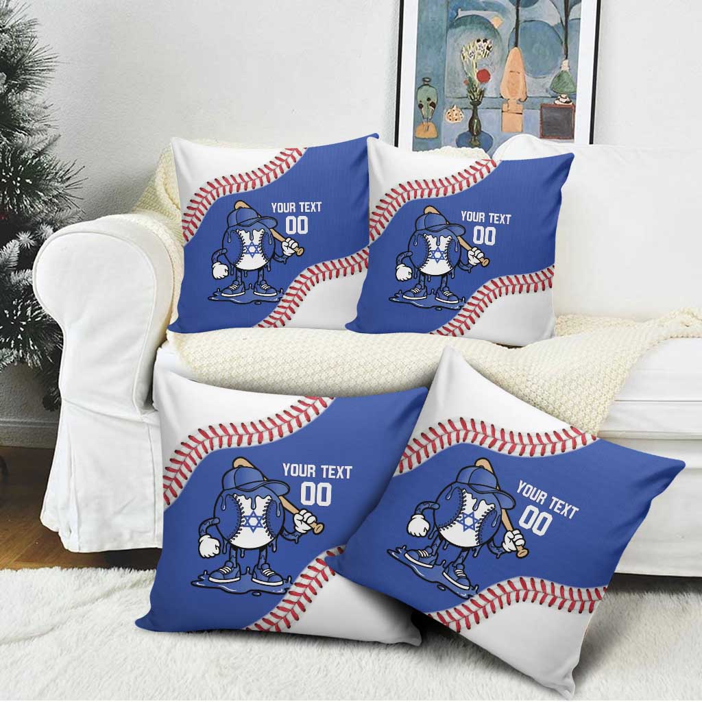 Israel 2026 Baseball Custom Pillow Cover Go Champions Drip Style