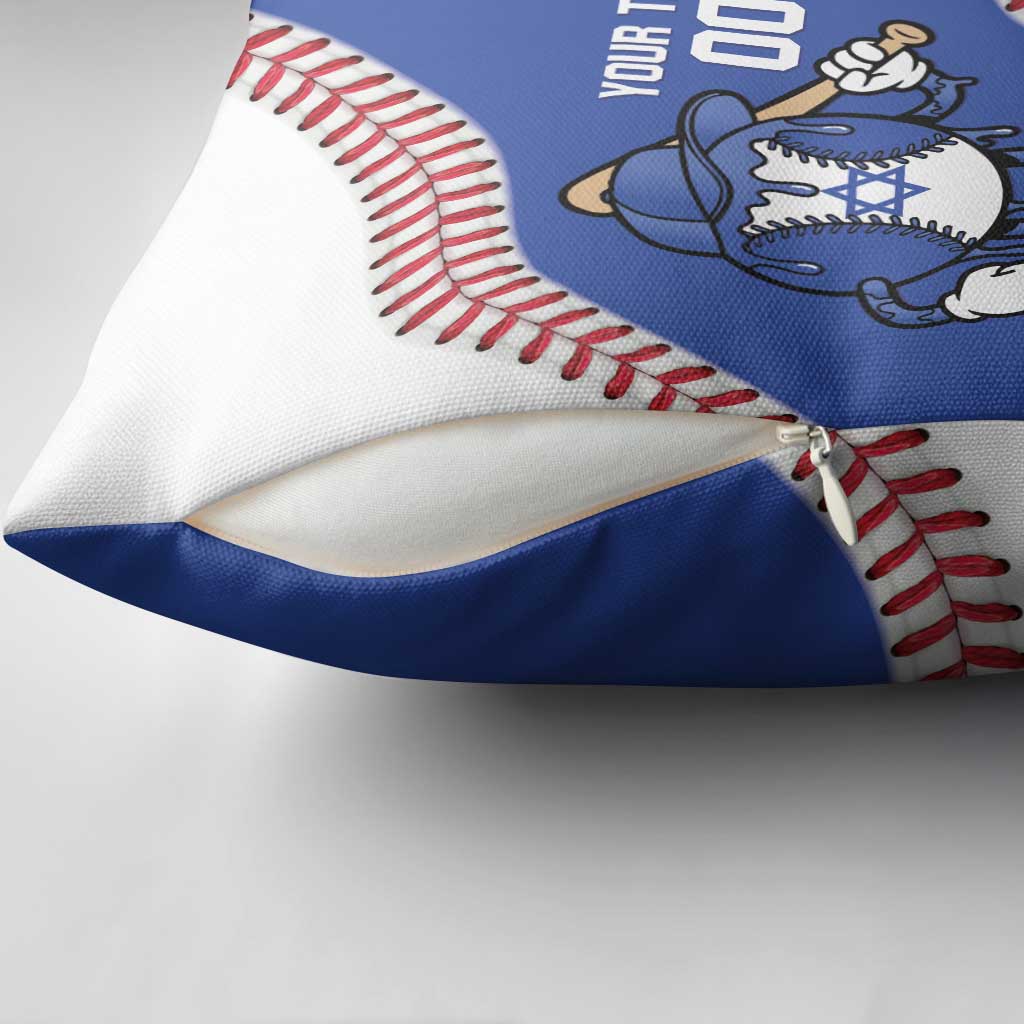 Israel 2026 Baseball Custom Pillow Cover Go Champions Drip Style